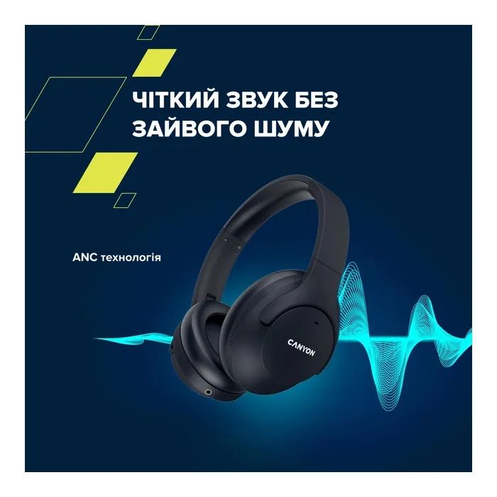 Навушники Canyon OnRiff 10 ANC Bluetooth Purple (CNS-CBTHS10PU) зображення 8