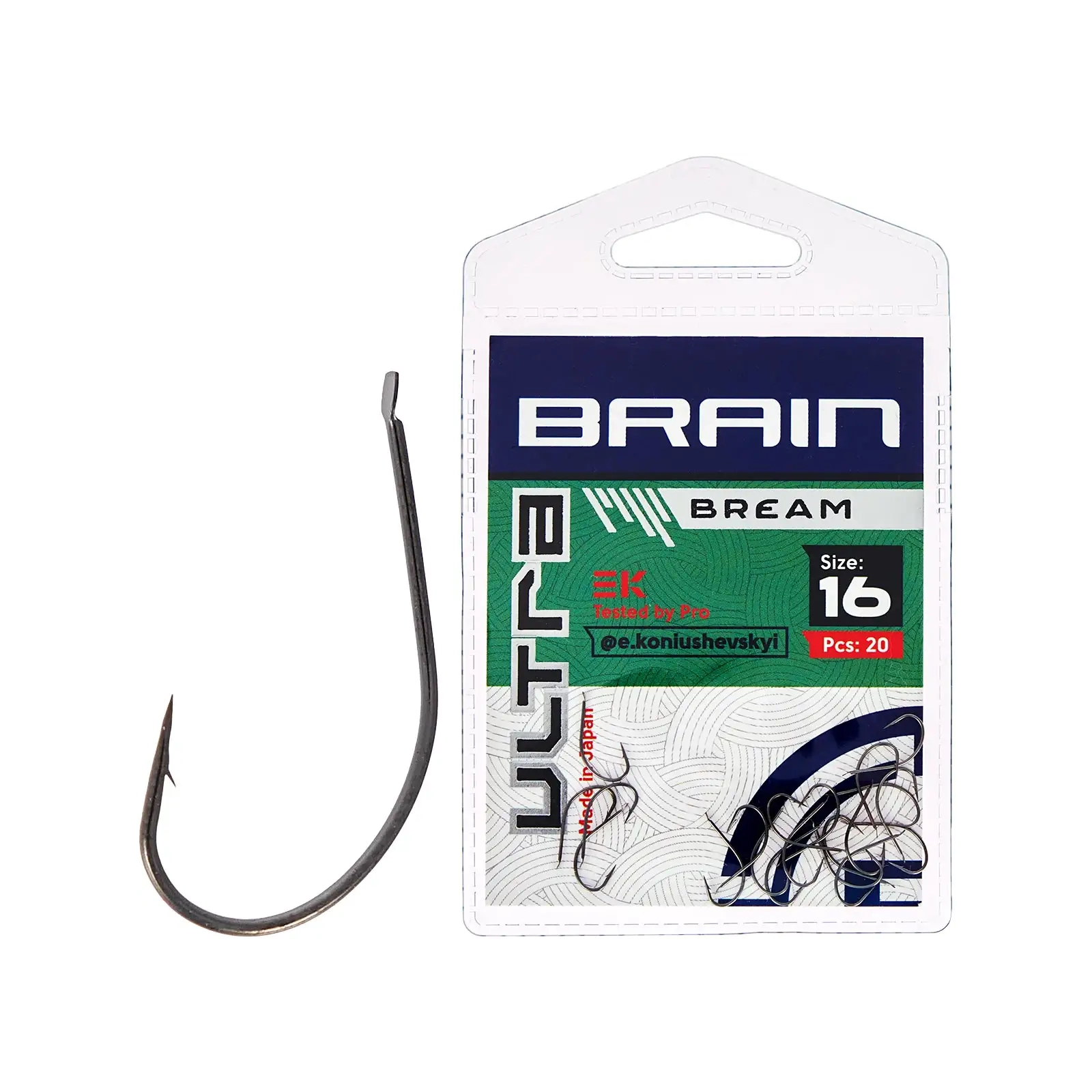 Крючок Brain fishing Ultra Bream 12 (20шт/уп) (1858.52.58)