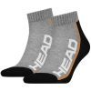 Носки Head Qperformance Quarter 781009001-235 2 пари Чорний/Сірий 35-38 (8718824546469)