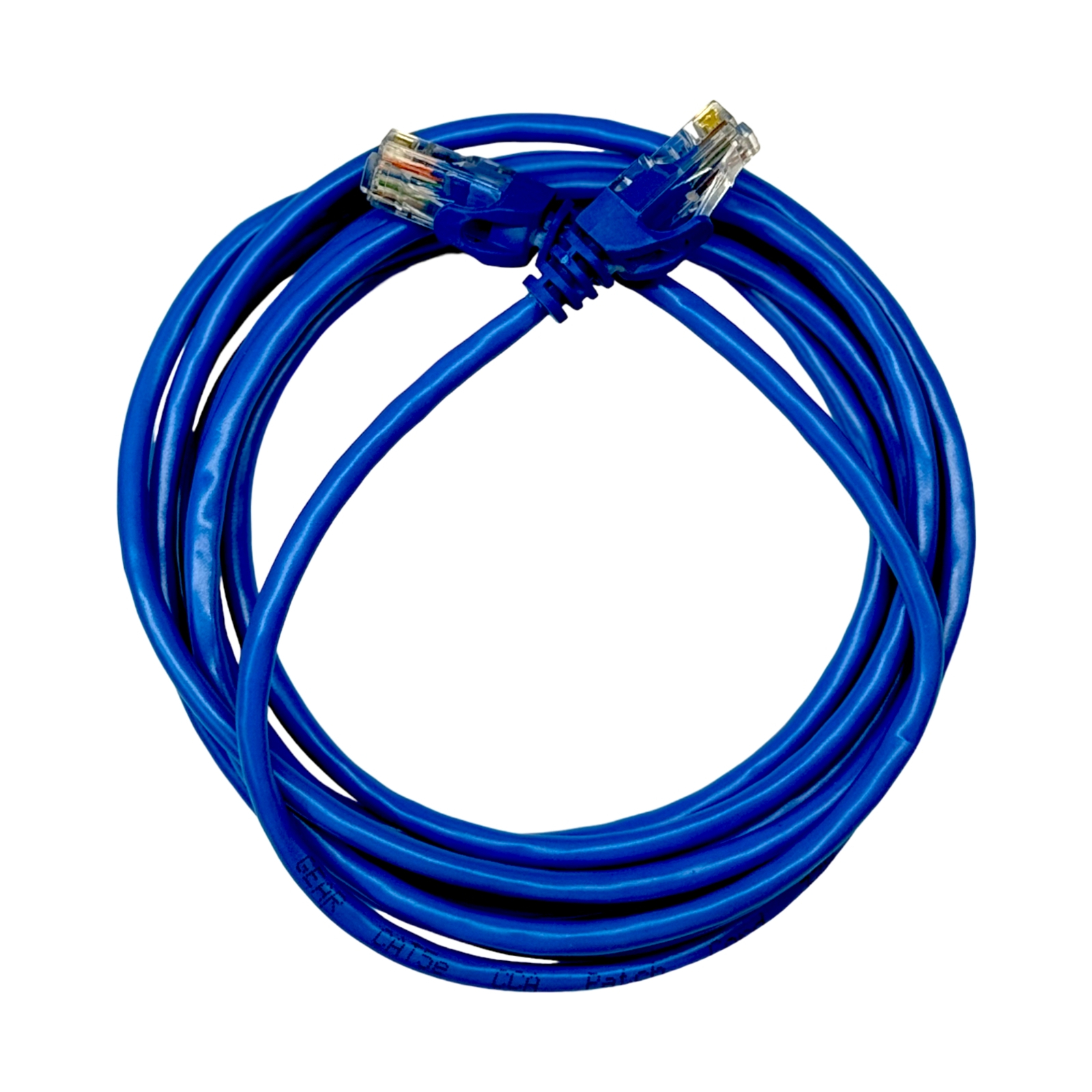 Патч-корд 0.5м UTP cat.5e, CCA, 24AWG, blue GEAR (GPC-UTPCCARJ45-0.5BE) зображення 2