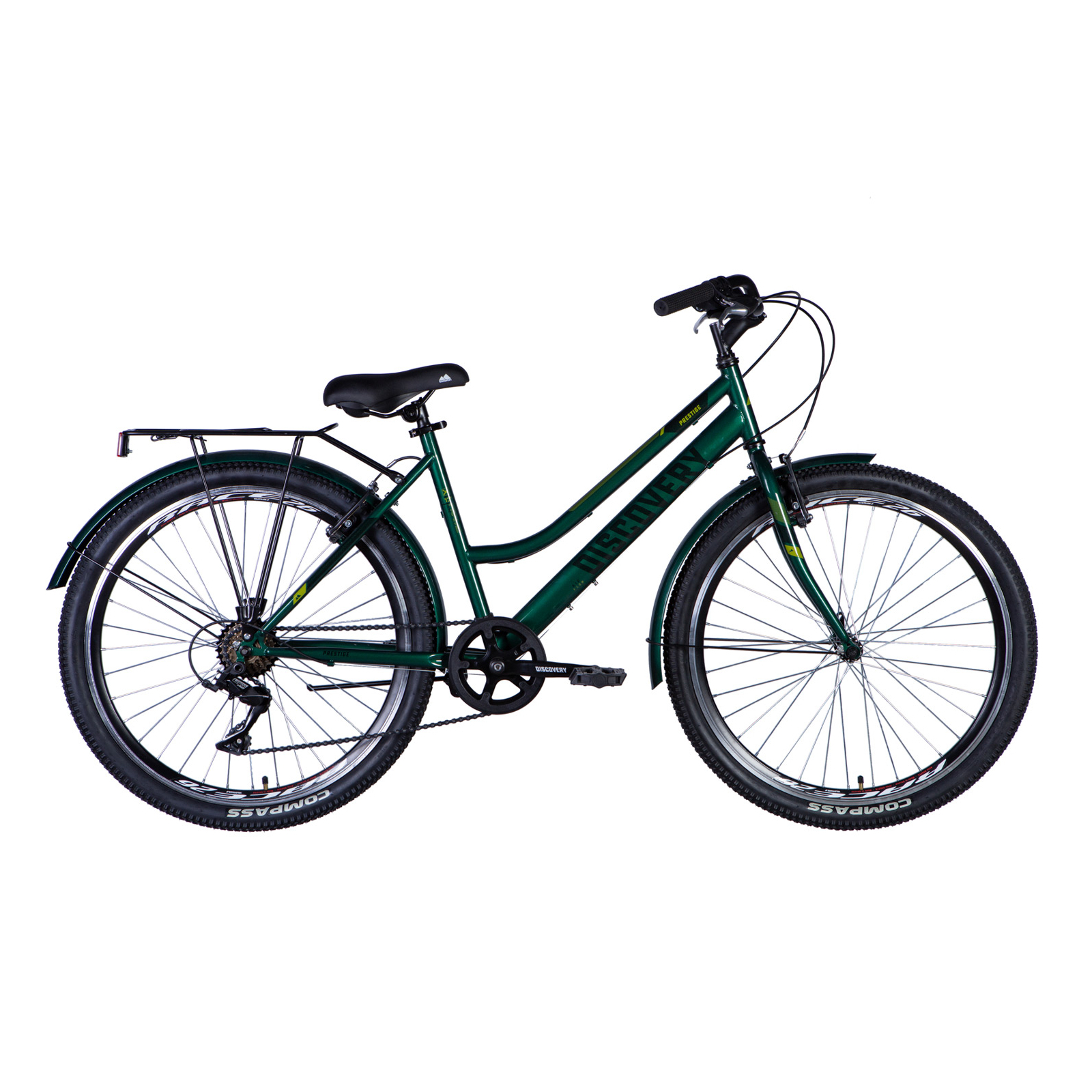 Велосипед Discovery Prestige Woman Vbr 26" 17" ST 2024 Зелений (OPS-DIS-26-590)