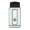 Бутылка для воды Nike TR Renew Recharge Straw Bottle 16 OZ зелений, чорний 473 мл N.100.7641.301.16 (887791762160) изображение 2