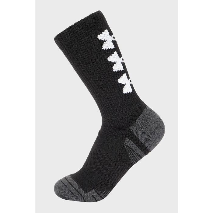 Носки Under Armour 1379515-002 Perf Tech Nov 3 пари Crew чорний MD (196884681982) изображение 3