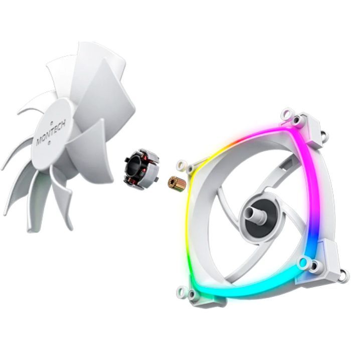 Кулер для корпуса MONTECH AX120 PWM WHITE изображение 7