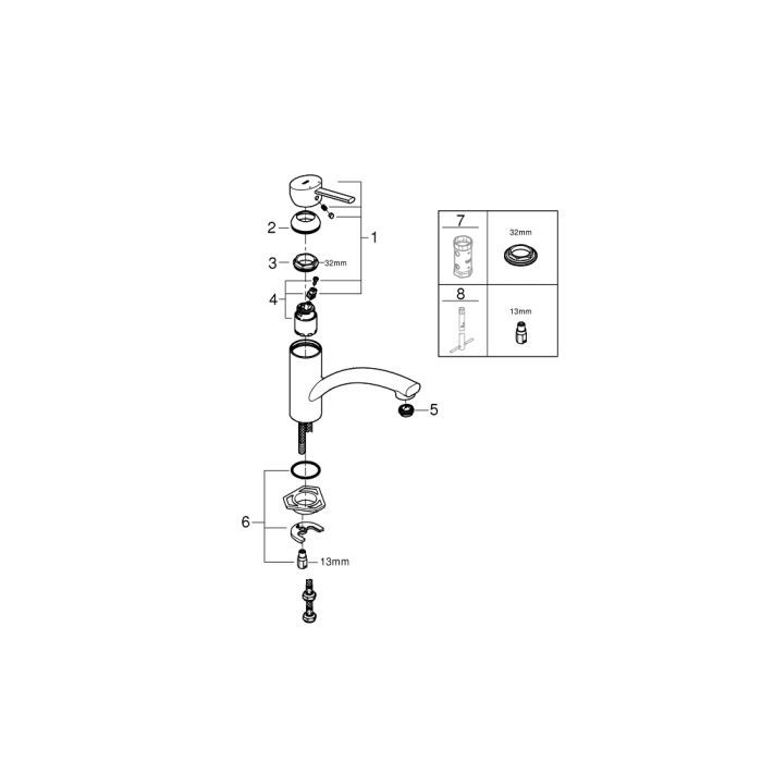 Смеситель Grohe Swift (30358000) изображение 6