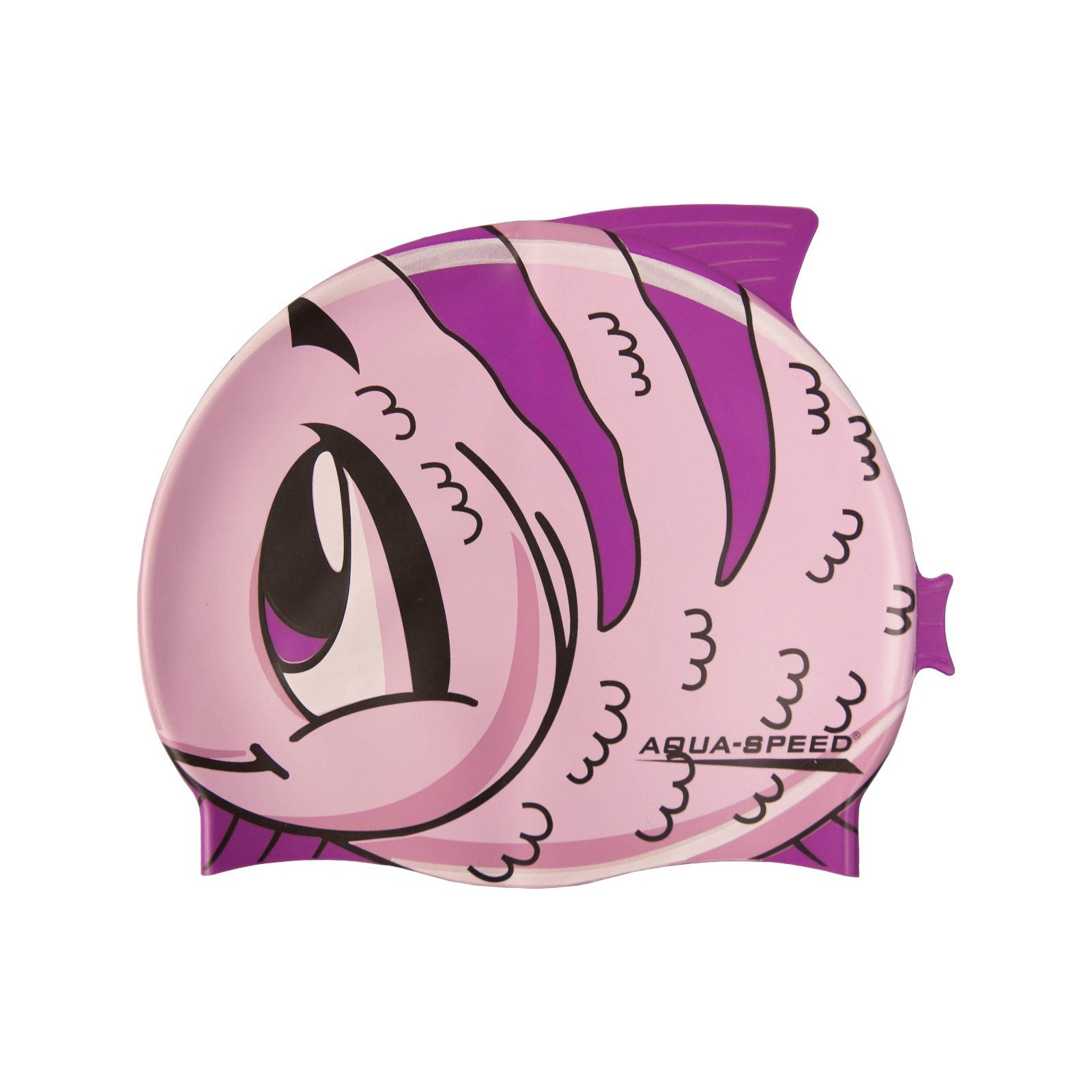 Шапка для плавания Aqua Speed Zoo 115-Fish 5528 рожева рибка Діт OSFM (5908217655288)