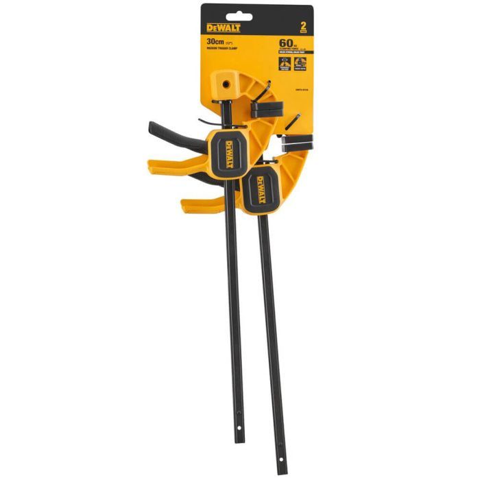 Струбцина DeWALT "M" триггерные (быстрозажимные), 300мм, давление 63 кг, 2 шт. (DWHT0-83158) изображение 4