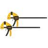 Струбцина DeWALT "M" триггерные (быстрозажимные), 300мм, давление 63 кг, 2 шт. (DWHT0-83158)