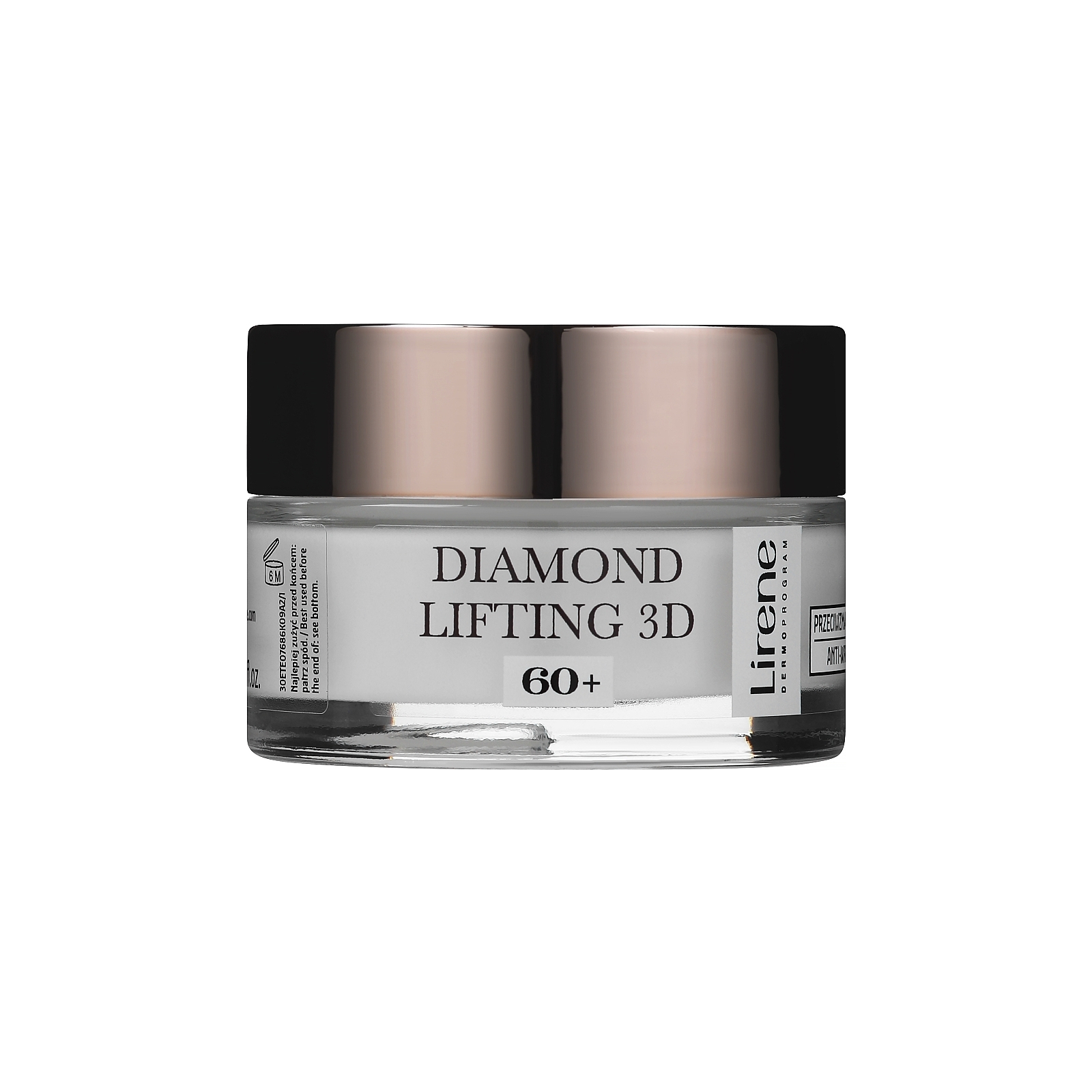 Крем для лица Lirene Diamond lifting 3D Cream Регенерирующий 60+ 50 мл (5900717076938)