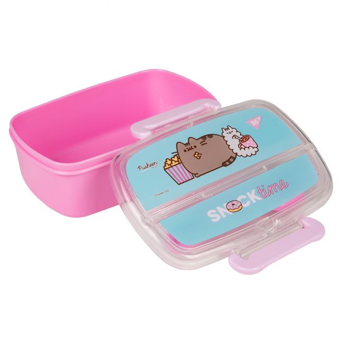 Ланч-бокс детский Yes Pusheen 750 мл с принадлежностями (708161) изображение 2
