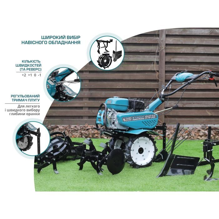Культиватор Konner&Sohnen бензиновый KS 7HP-950S 7л.с, 105см, глубь до 31см, 80кг (KS7HP-950S) изображение 12