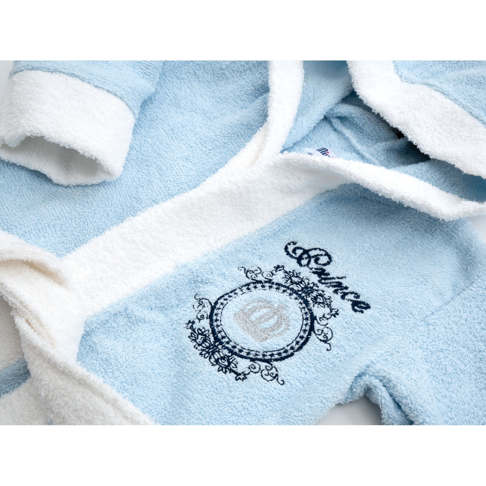 Дитячий халат Miniworld махровий (15119-104B-blue) зображення 3