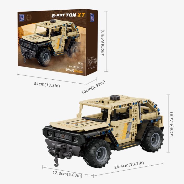 Конструктор Pantasy George Patton G-PATTON ️GX 1:24 (86703) изображение 7