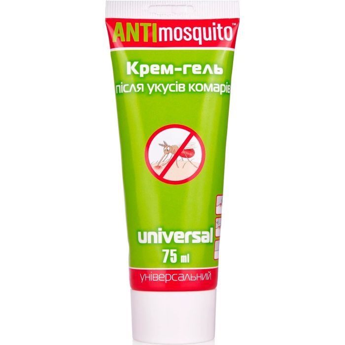 Средство после укусов насекомых Anti mosquito Универсальный крем-гель 75 мл (4820185710367)