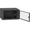 Шкаф настенный Ipcom 6U, 600*350, RAL9005 (СН-6U-060х035-ДС-9005) изображение 2