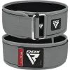 Атлетичний пояс RDX RX1 Weight Lifting Belt Grey S (WBS-RX1G-S) зображення 2
