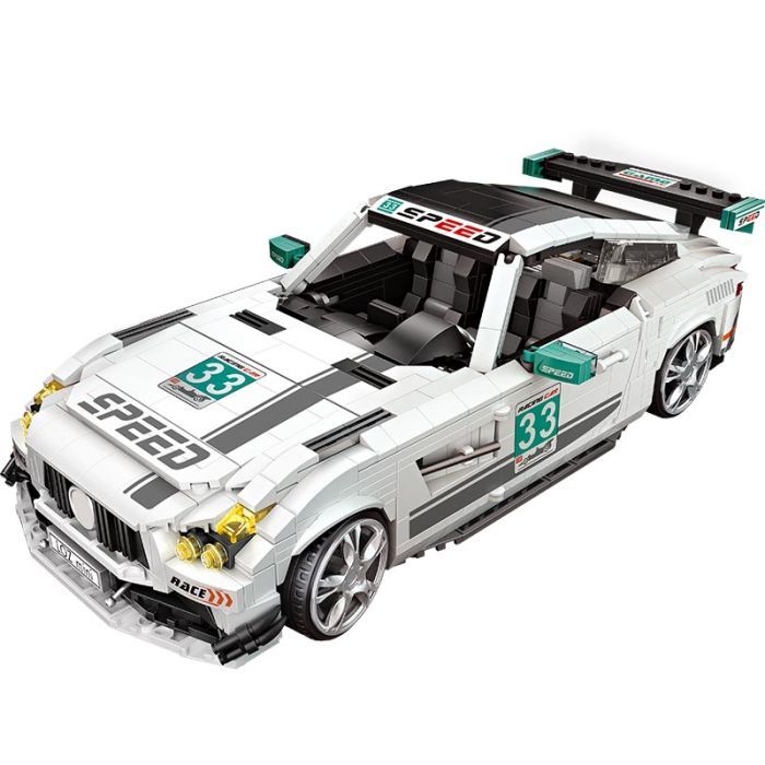 Конструктор LOZ mini Гоночный автомобиль (1128)