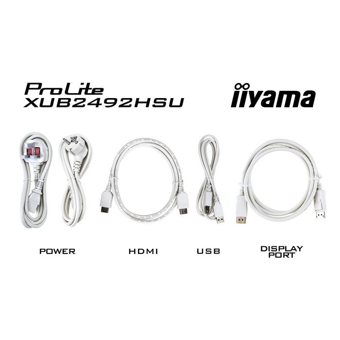 Монітор iiyama XUB2492HSU-W6 зображення 12