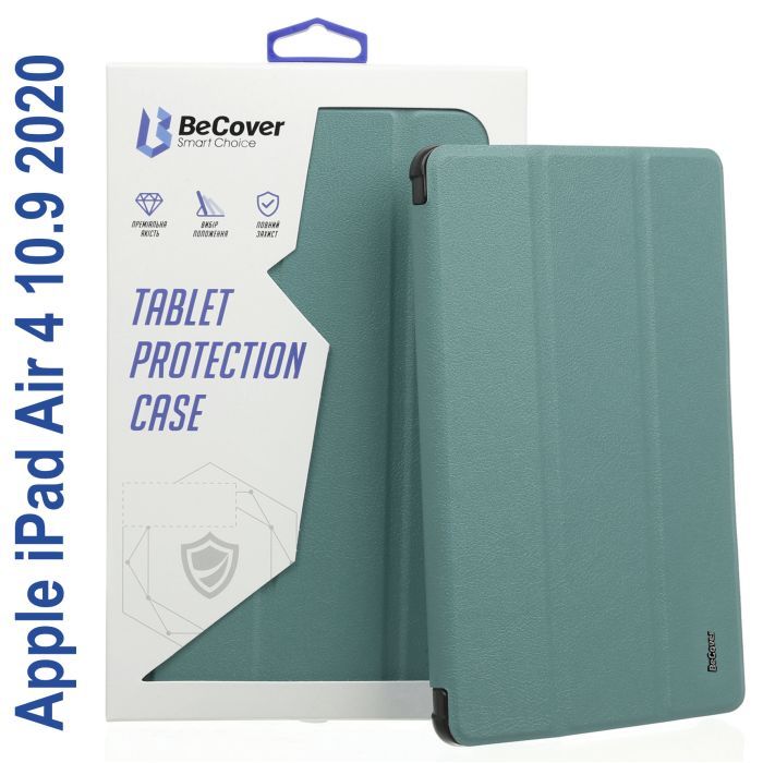 Чохол до планшета BeCover Tri Fold Soft TPU Silicone Apple iPad Air 4 10.9 2020/2021 Gray (706872) (706872)