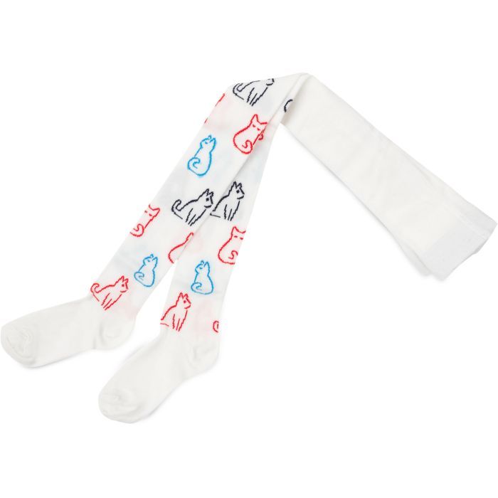 Колготки дитячі UCS Socks з котиком (M0C0301-2295-86G-cream)
