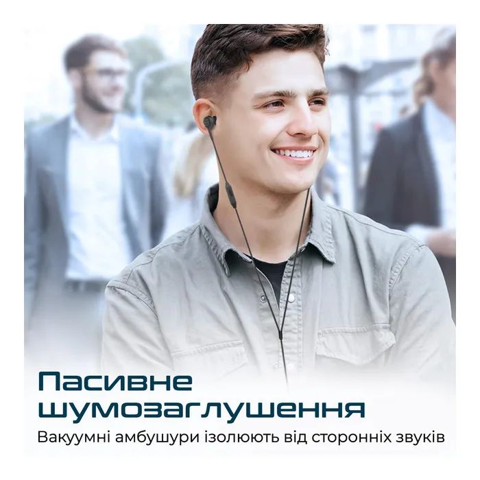 Навушники Promate Duet Black (duet.black) зображення 3