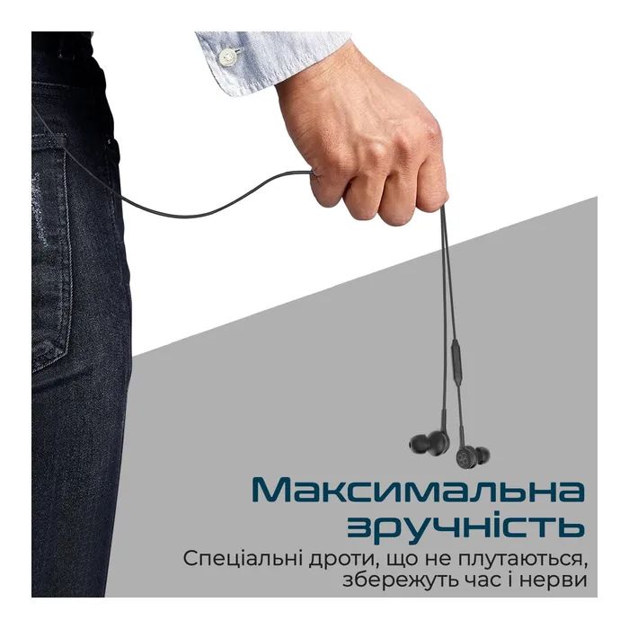 Навушники Promate Duet Black (duet.black) зображення 6