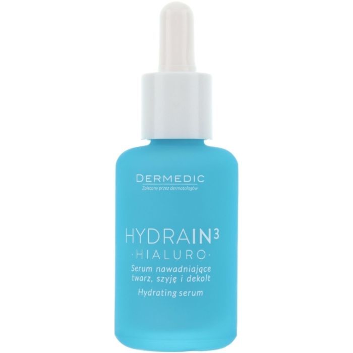 Сыворотка для лица Dermedic Hydrain 3 Hialuro Увлажняющая для сухой кожи лица, шеи и зоны декольте 30 мл (5906739783199)
