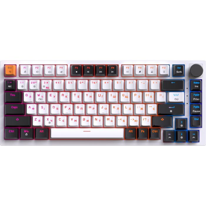 Клавиатура GamePro MK160B Hot-Swap Red Swich RGB USB UA Black (MK160B)