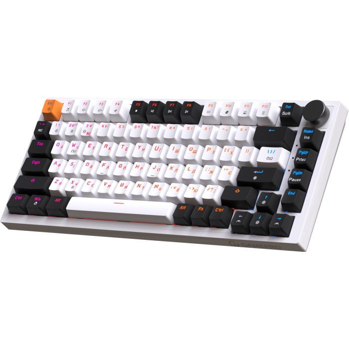 Клавиатура GamePro MK160B Hot-Swap Red Swich RGB USB UA Black (MK160B) изображение 3
