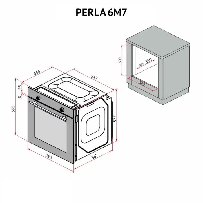 Духовой шкаф Perfelli PERLA 6M7 INOX изображение 12