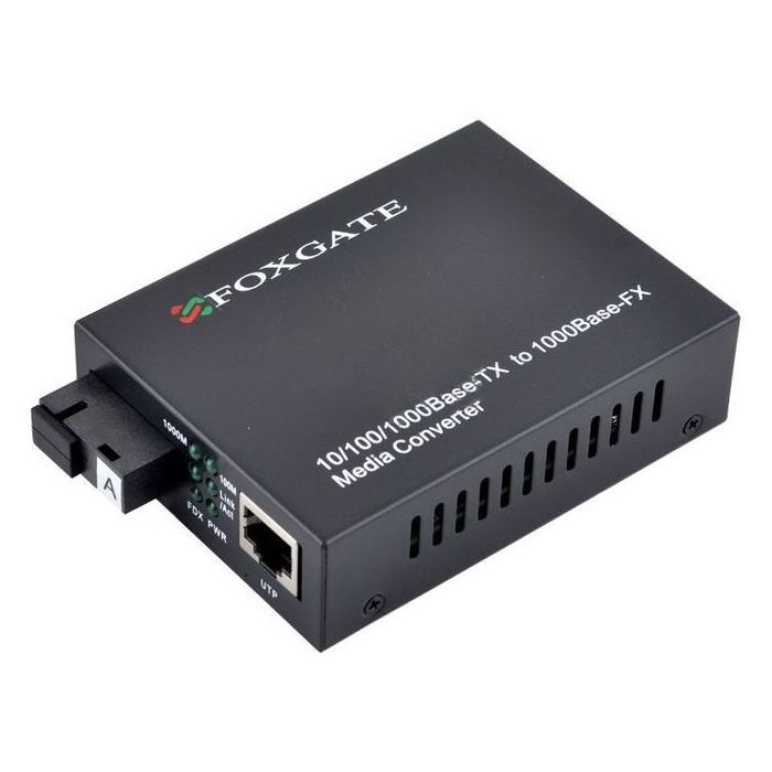Медиаконвертер EC-Q-1G-1SM-1310nm-20-LFP FoxGate