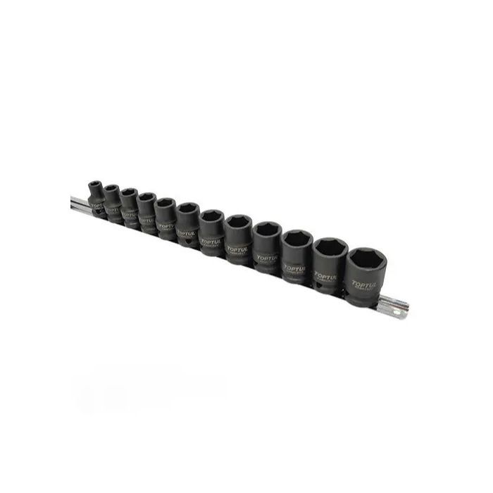 Набор головок Toptul ударных на планке 1/2" 12 шт. 8-22мм (GAAQ1612M)