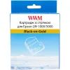 Лента для принтера этикеток WWM для Epson LW-1000/5000 36mm х 8m Black-on-Gold (WWM-SM36Z)