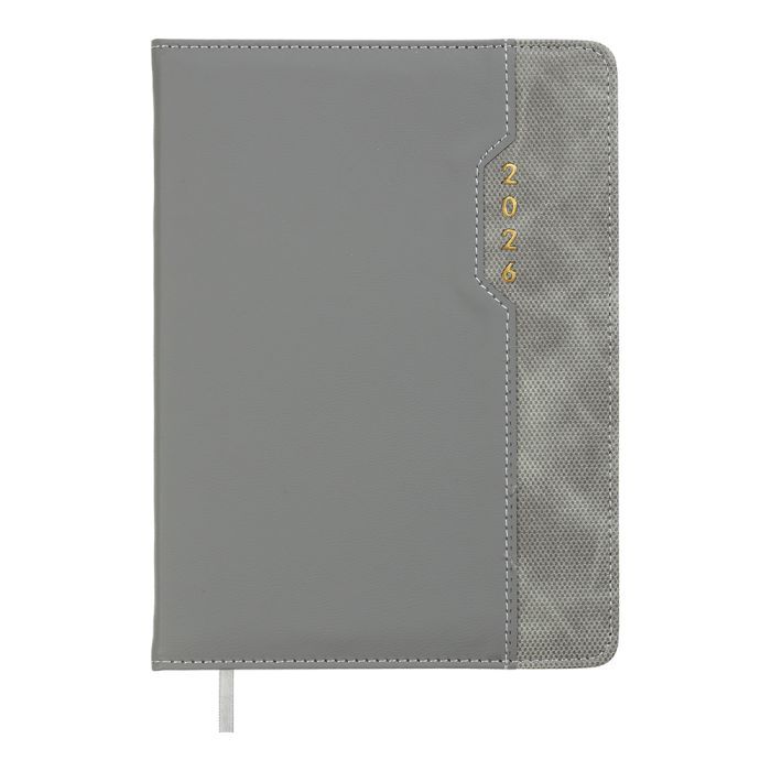 Тижневик Buromax датований 2026 INFINITI, А5 сірий (BM.21101-09)