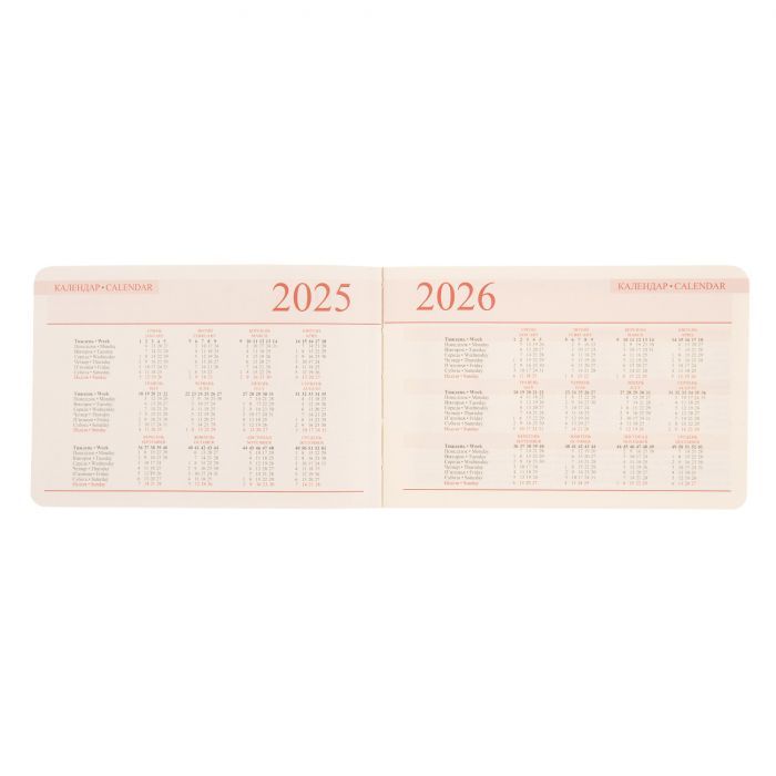 Тижневик Leo planner датований 2025 Apiro 10х15 см 128 сторінок (252571) зображення 4