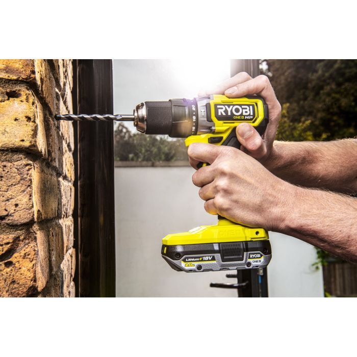 Шуруповерт Ryobi ударный ONE+ HP RPD18C-242S 18В, 1х2Ah, 1х4Ah, 54Нм 450·1700об/мин, сумка (5133004983) изображение 7