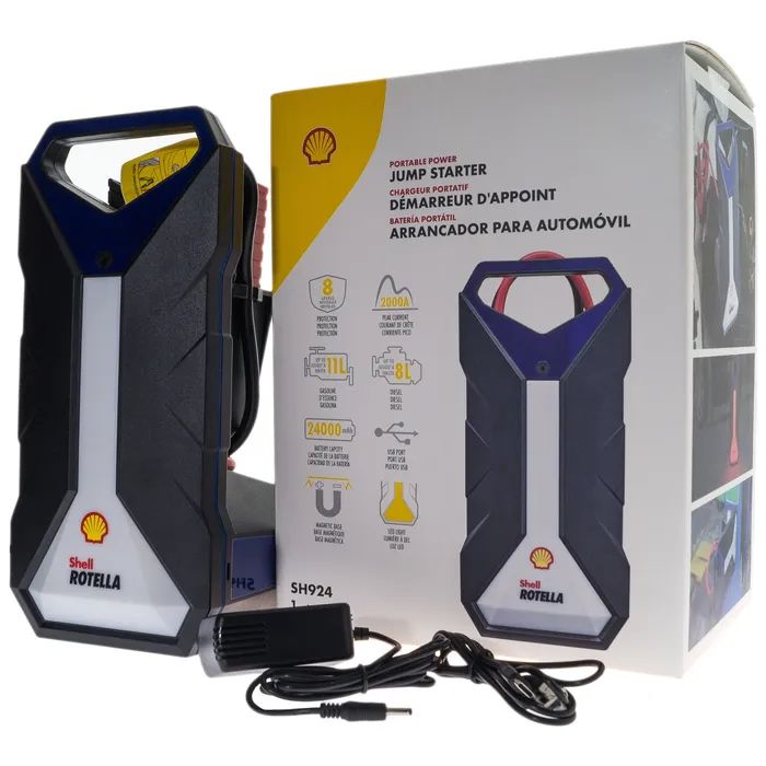Пуско зарядний пристрій Shell 24000mAh (SH924-CB (Black+Blue)) зображення 2