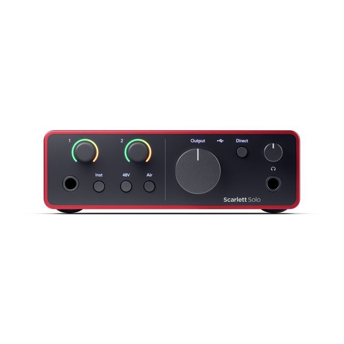 Аудиоинтерфейс Focusrite Комплект для звукозаписи: аудиоинтерфейс Scarlett 2i2, микрофон CM25 MkIII, наушники SH-450 (234618) изображение 2