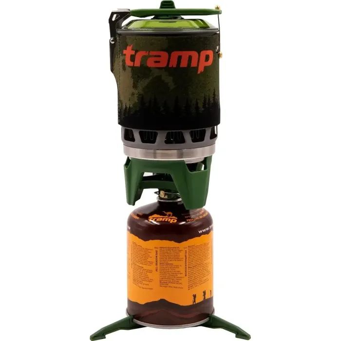 Горелка Tramp система для приготування їжі UTRG-115-olive + Картридж 230гр (UTRG-115-olive+UTRG-003)