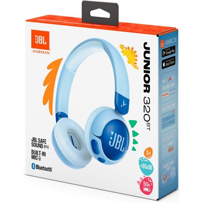 Наушники JBL JR 320BT Blue (JBLJR320BTBLU) изображение 8