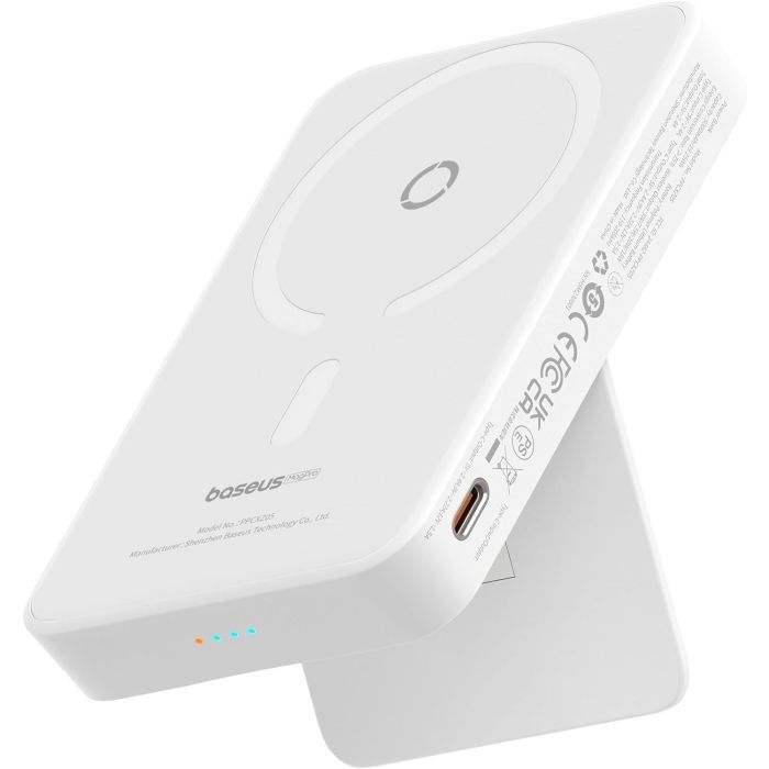 Батарея универсальная Baseus MagPro 5000mAh 20W, White (PPCXZ05) (P10064100222-00)