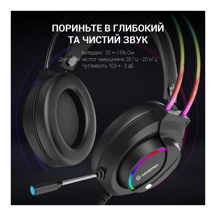 Навушники GamePro HS733 Black (HS733) зображення 5