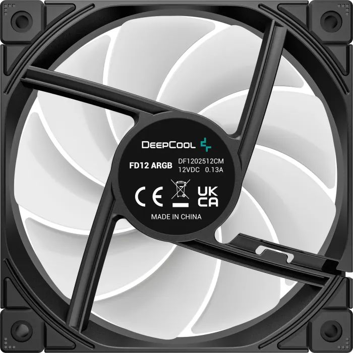 Кулер для корпуса Deepcool FD12 ARGB-3 IN 1 (R-FD12-BKAPN3-G) изображение 7