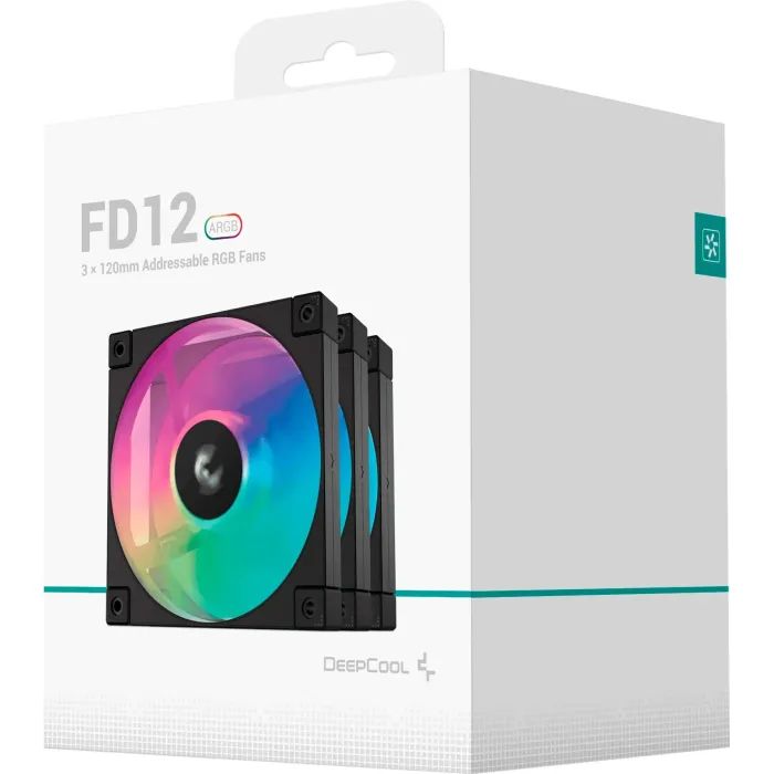Кулер для корпуса Deepcool FD12 ARGB-3 IN 1 (R-FD12-BKAPN3-G) изображение 9