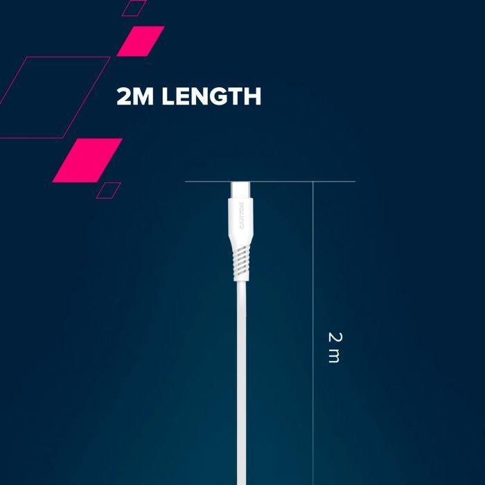 Дата кабель USB-C to USB-C 1.2m CC60SC 60W White Canyon (CNS-CC60SC12W) изображение 8