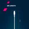 Дата кабель USB-C to USB-C 1.2m CC60SC 60W White Canyon (CNS-CC60SC12W) изображение 8