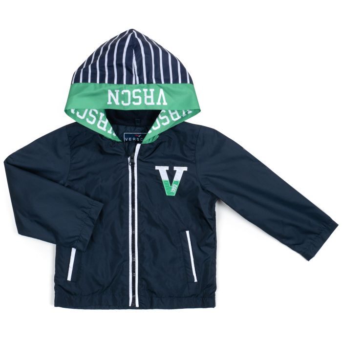 Куртка детская Verscon ветровка с капюшоном (3458-116B-blue)