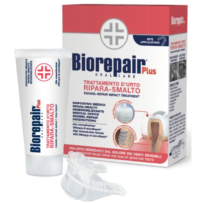 Гель для полости рта Biorepair Plus Десенситайзер восстанавливающий 50 мл + Капа (8017331089651)