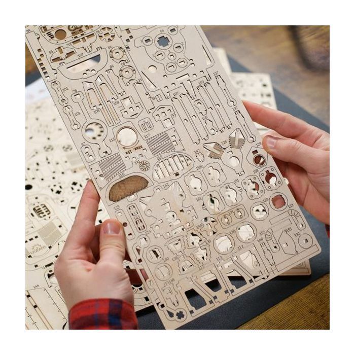 Конструктор Ugears механический 3D Трицикл UGR-S (70216) изображение 3