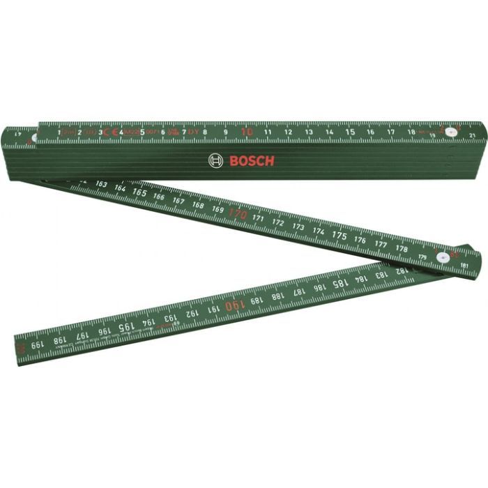 Лінійка будівельна Bosch складна пластик, 2000мм (1.600.A02.ET4)